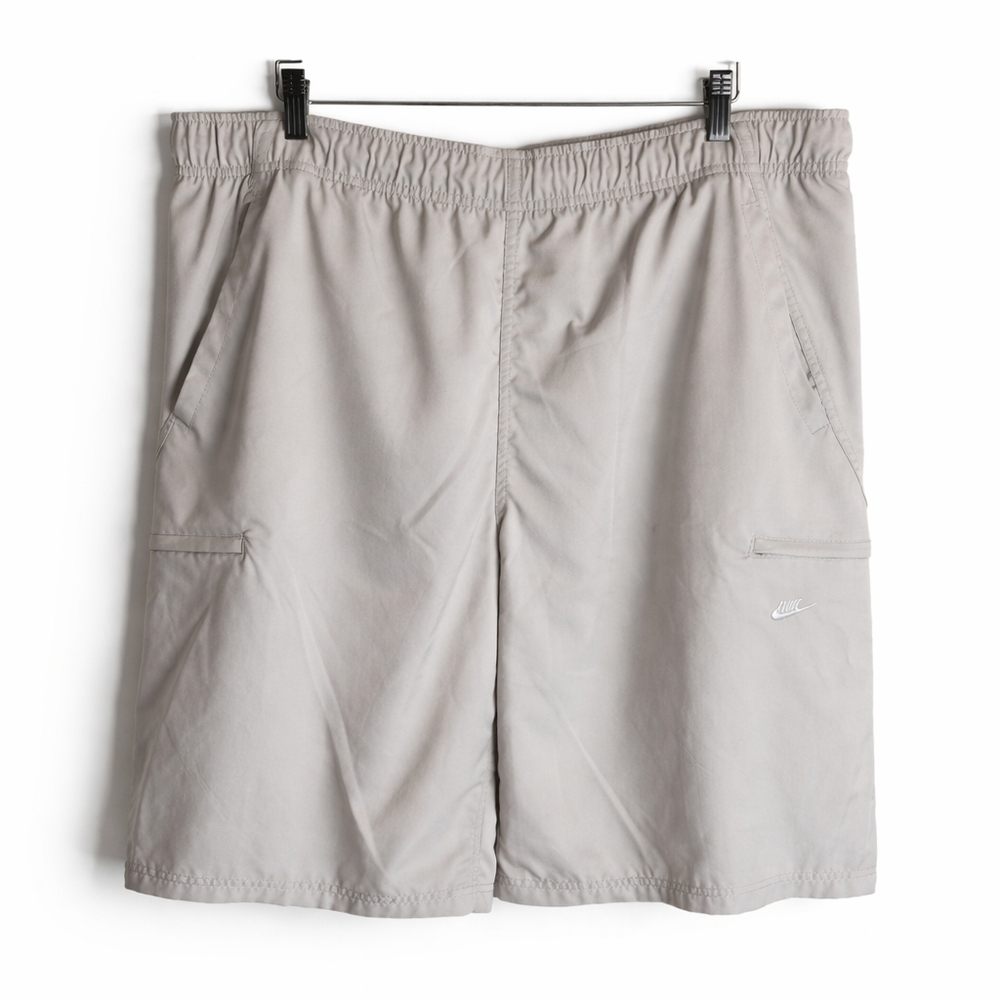 Nike Men’s XXL Tan Athletic Shorts Elastic Drawstring Waist